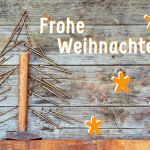 Weihnachtliche Grüße von Hof und Haus